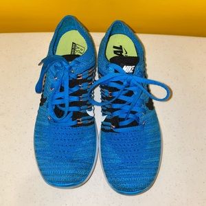 Nike Free RN Flyknit Running Shoes - Blue